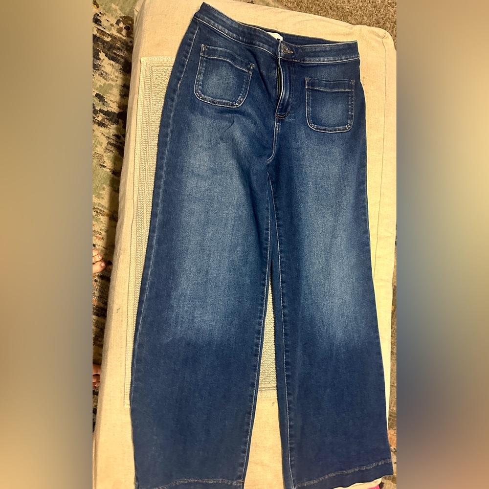 LC Lauren Conrad Dark Blue Flare Jeans